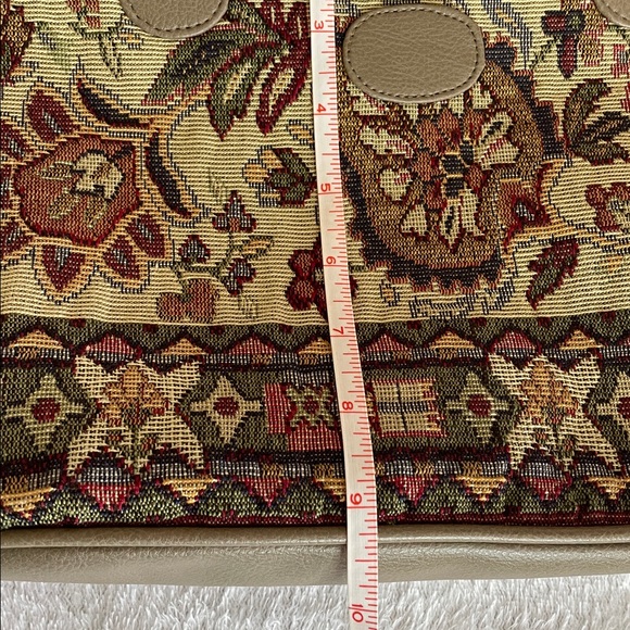 Classy Vintage Look NWT Floral Brocade Purse - Picture 5 of 15